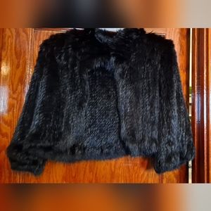 Women's 100% Rabbit Fur Jacket Size M